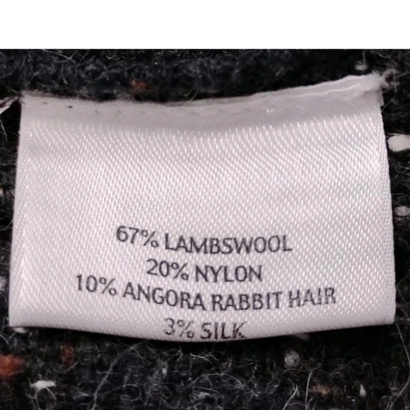 Eileen Fisher Lambswool Blend Long Sleeve Cardigan Sweater Gray Size XS VTG - Picture 4 of 5